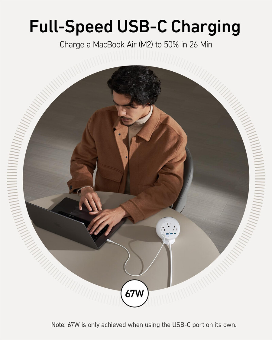 anker maggo magnetisk ladestation 8-i-1