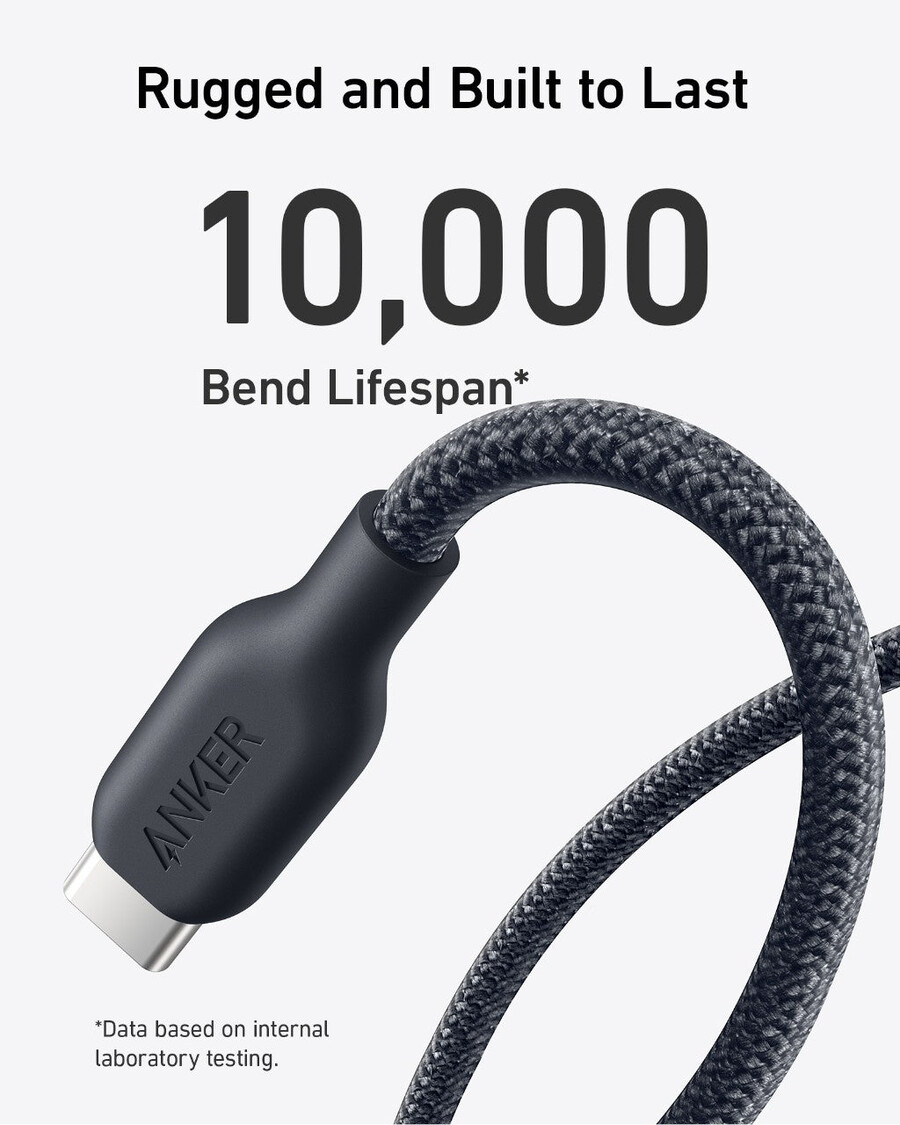 anker 543 usb-c til usb-c kabel bioflettet