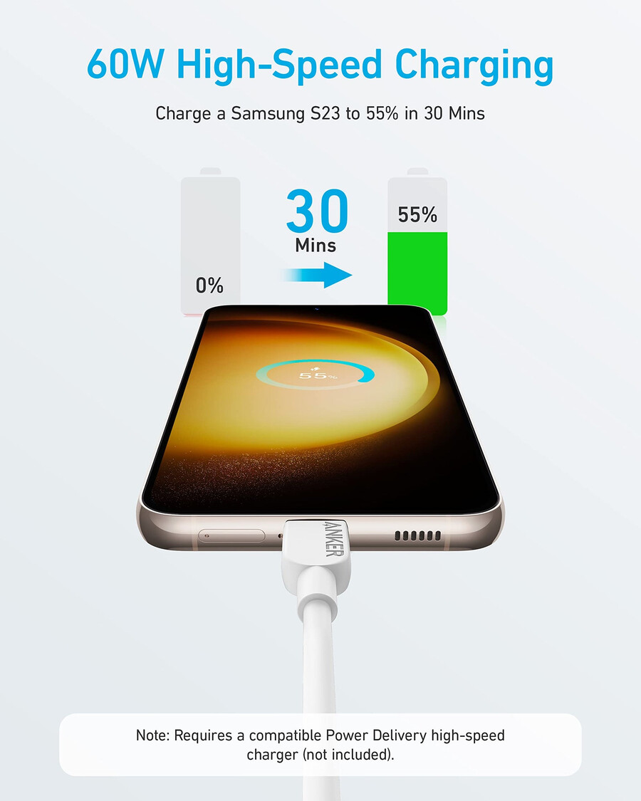 anker 310 usb-c til usb-c-kabel 90 cm