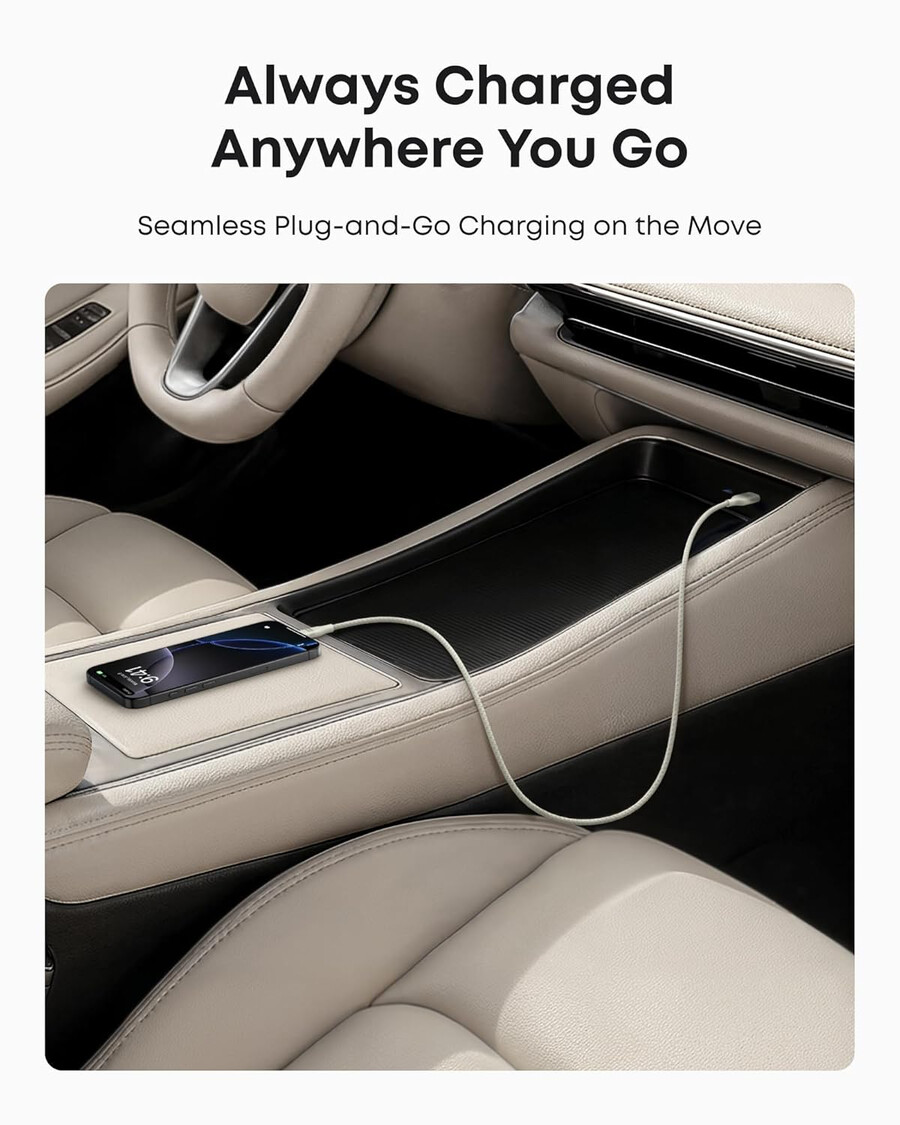 anker usb-a til usb-c-kabel 90 cm genbrugsflettet 2-pak