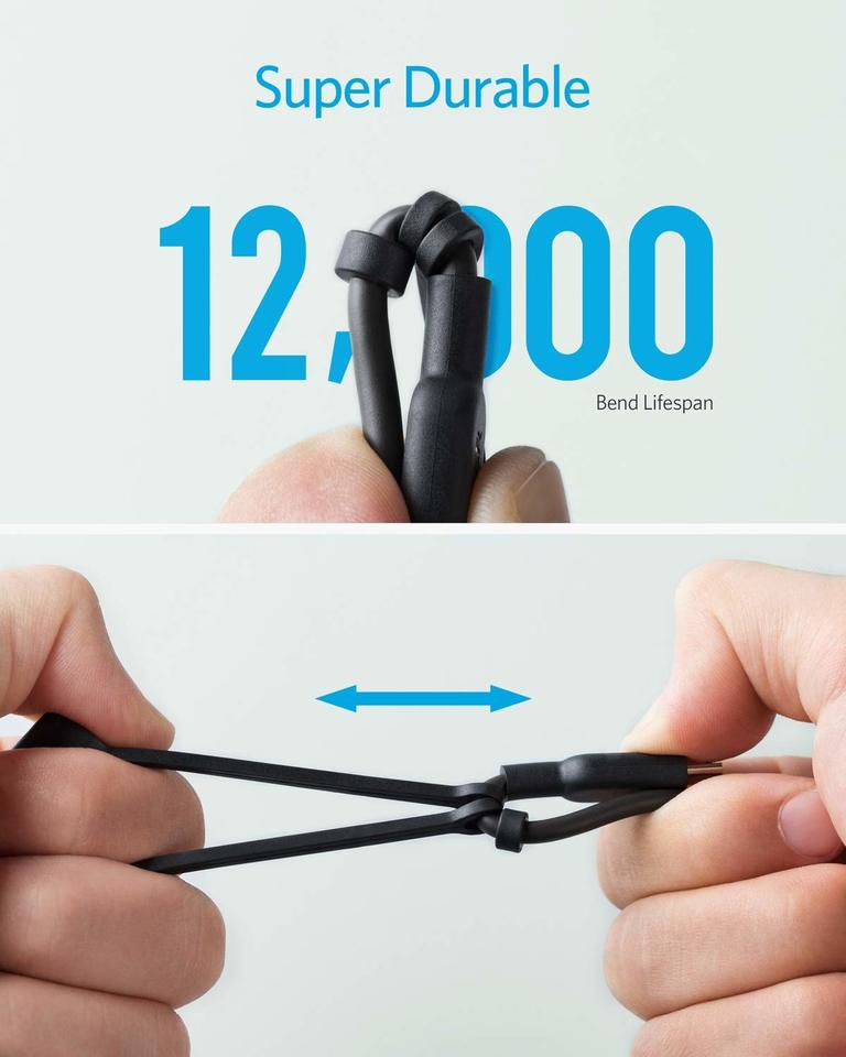 anker 321 usb-a til lightning-kabel 90 cm 3-i-1