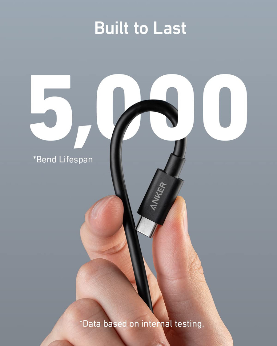 anker 515 usb-c til usb-c-kabel kompatibel med thunderbolt 4