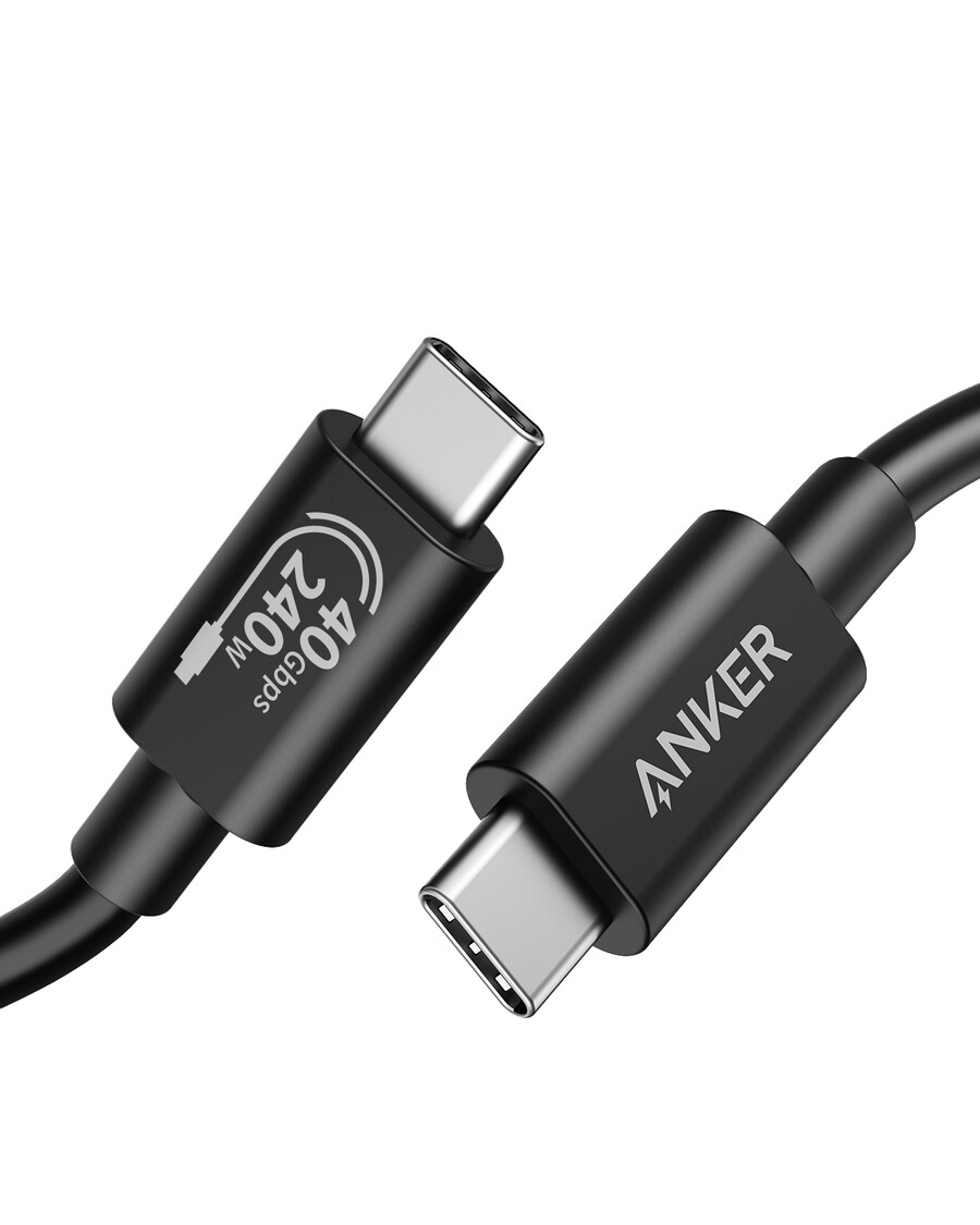 anker 515 usb-c til usb-c-kabel kompatibel med thunderbolt 4