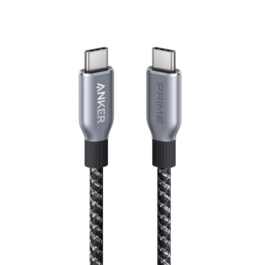anker prime usb-c til usb-c-kabel 240w genbrugsflettet