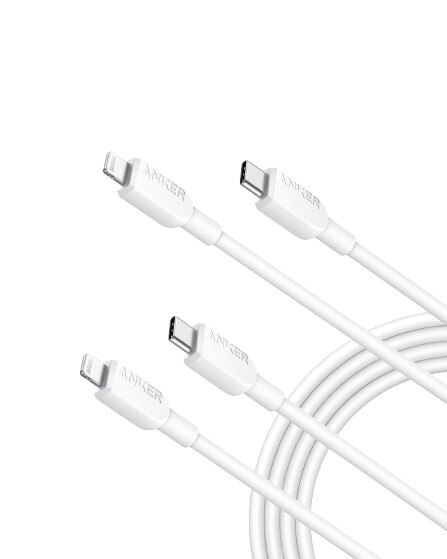 anker 310 usb c til lightning-kabel 18 m 2-pak