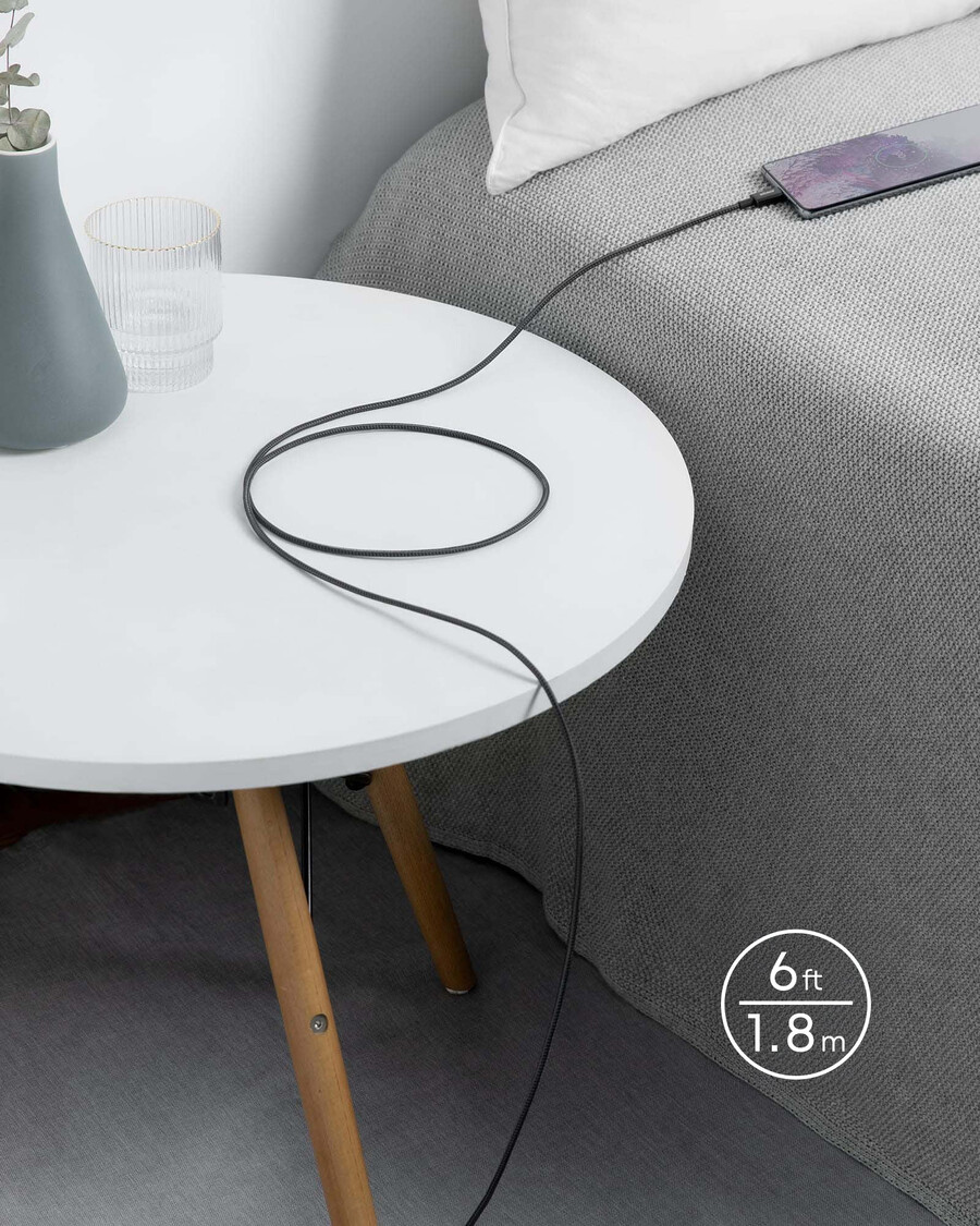 2-pak anker new nylon usb-c til usb-c-kabel 09 m 18 m 60 w